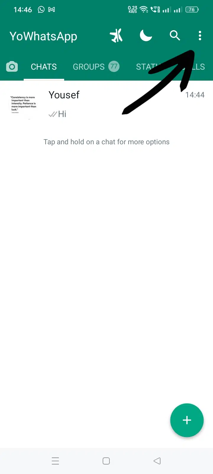 yowhatsapp-hide-chat-setting